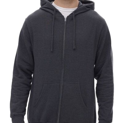 M&O $ Value Budget Soft 50/50 Poly Cotton Unisex Zipper Fleece Hoodie 3331 $ Value Budget Soft 50/50 Poly Cotton Unisex Zipper Fleece Hoodie Thumbnail