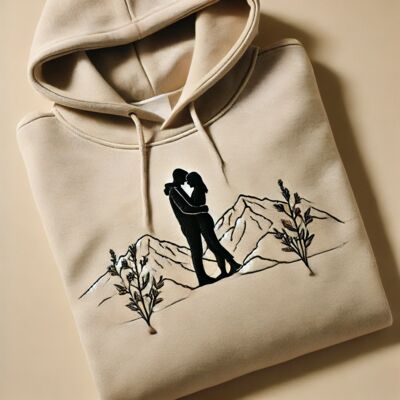 Gildan Embroidered Outline Hoodie - Unique Gift for Love ones 18500 Embroidered Outline Hoodie - Unique Gift for Love ones Thumbnail